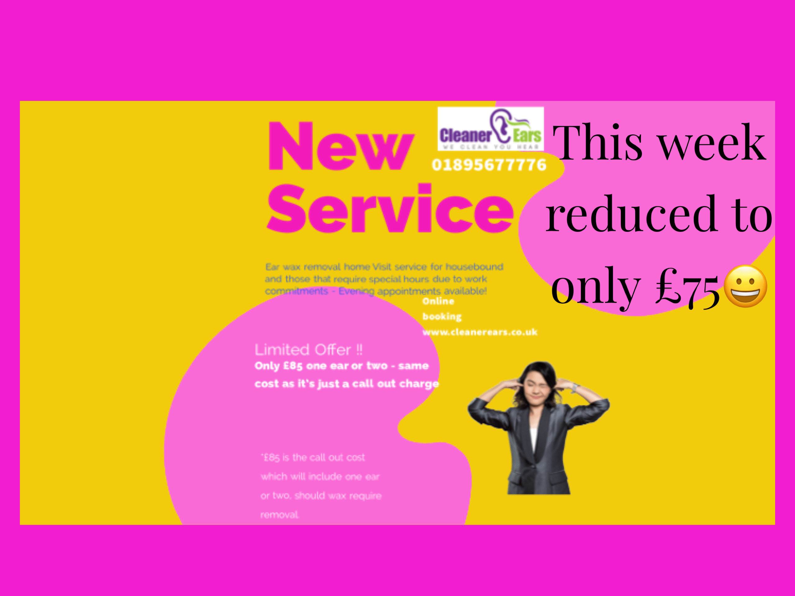 Home Visit Service Ear wax removal Ear cleaning clinic Harrow