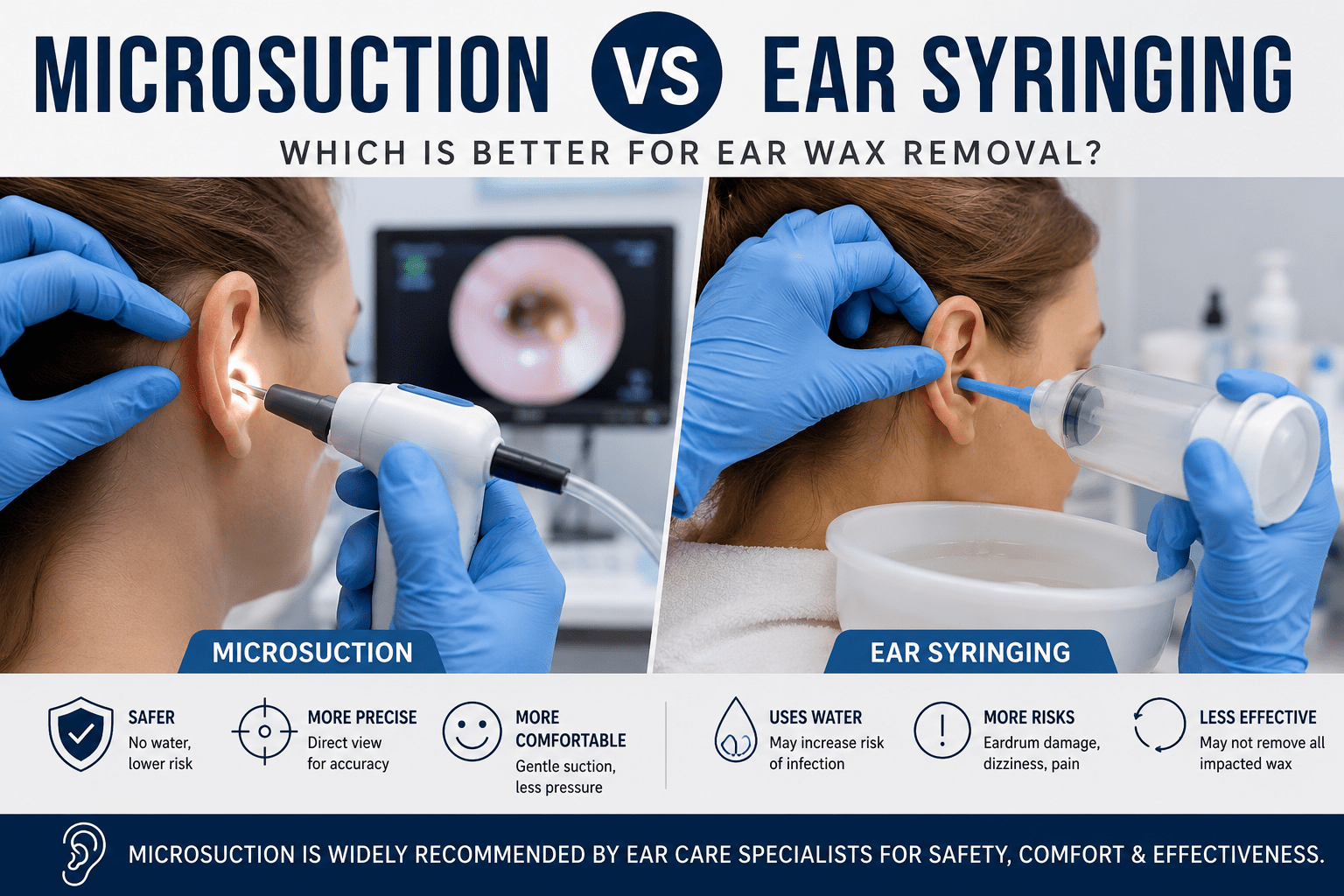 Microsuction vs Ear Syringing: Which Is Better?