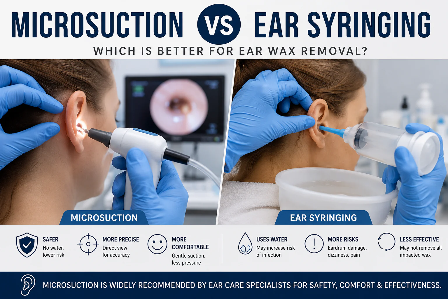 Microsuction vs Ear Syringing: Which Is Better?