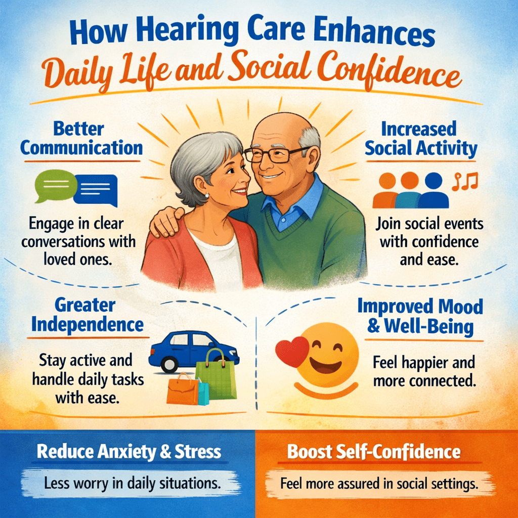 How Hearing Care Enhances Daily Life and Social Confidence