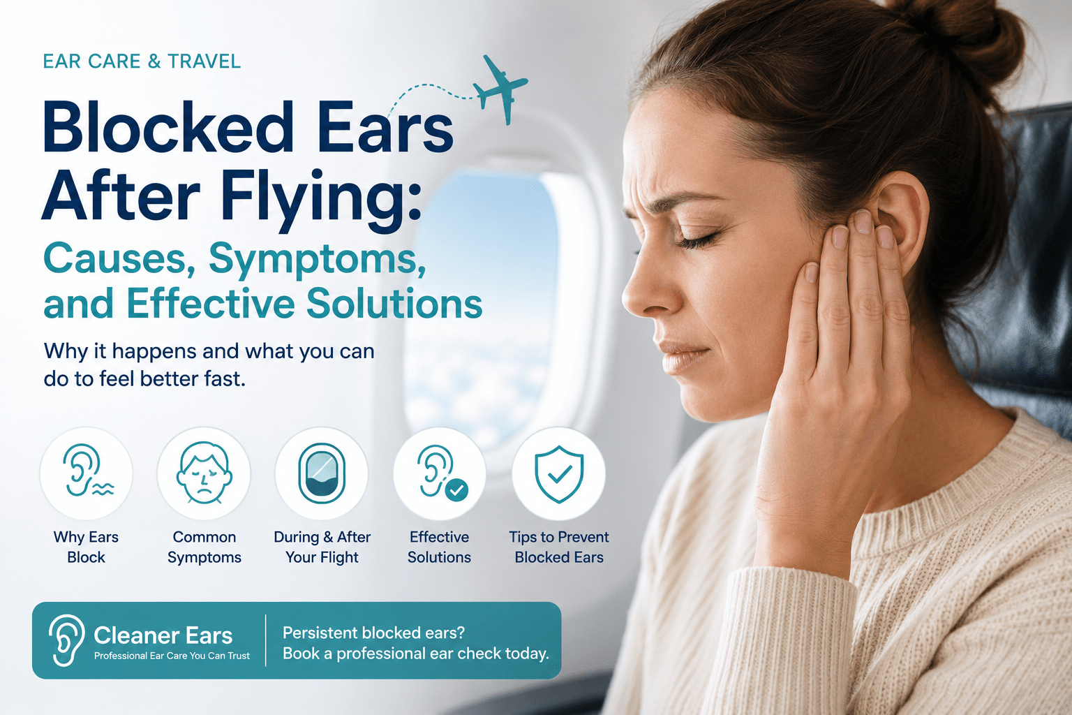 Blocked Ears After Flying: Why It Happens and How to Relieve It