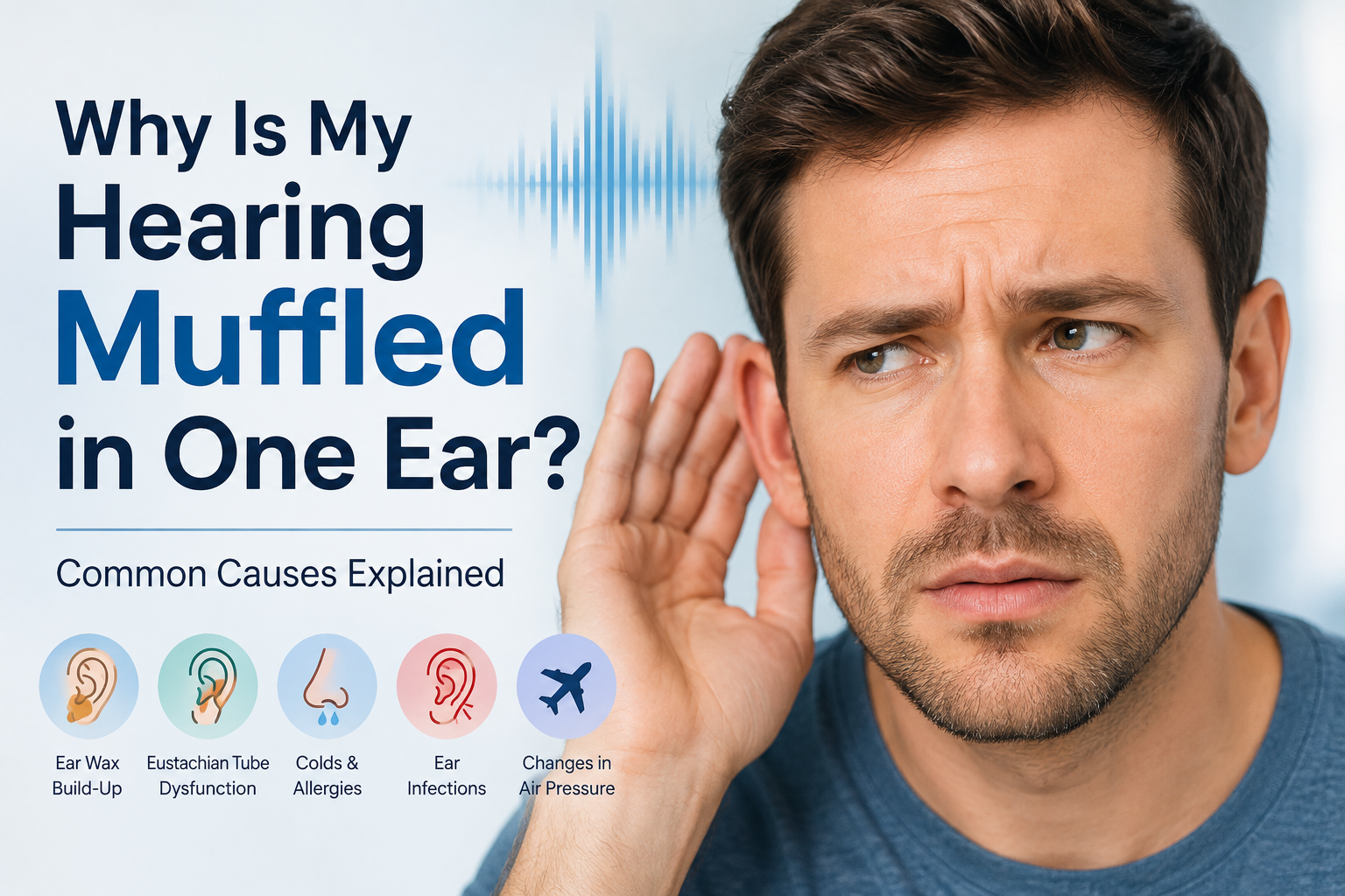 Why Is My Hearing Muffled in One Ear? Common Causes ExplainedTarget: muffled hearing in one ear