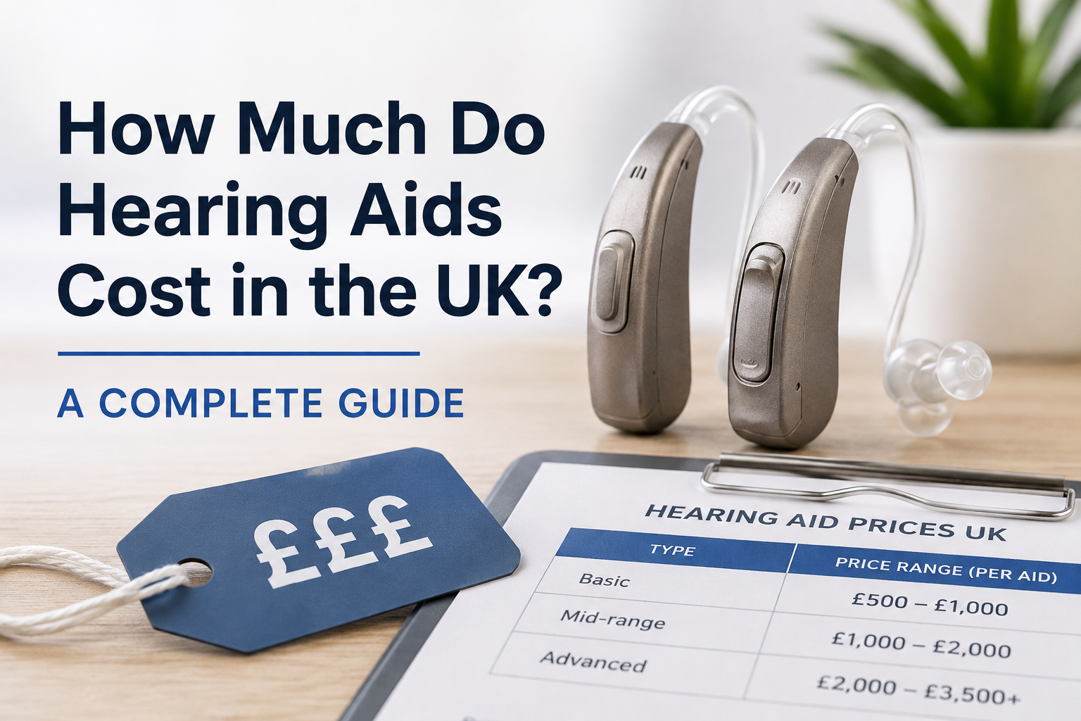 How Much Do Hearing Aids Cost in the UK?