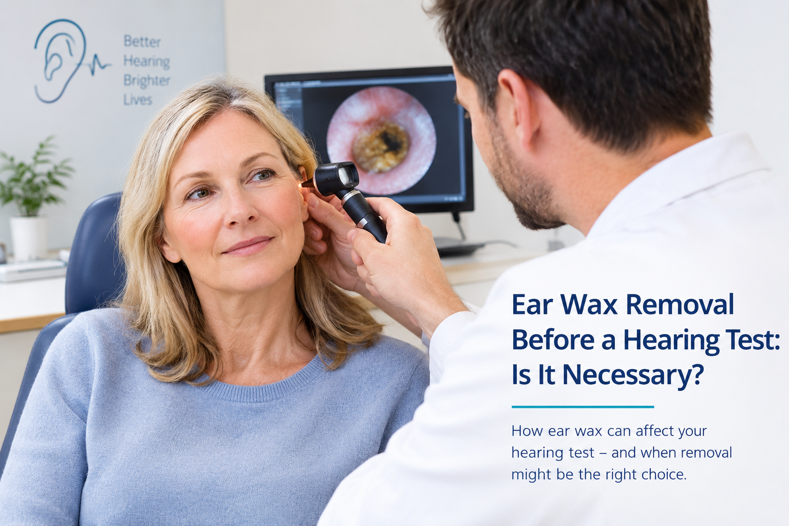 Ear Wax Removal Before a Hearing Test: Is It Necessary?