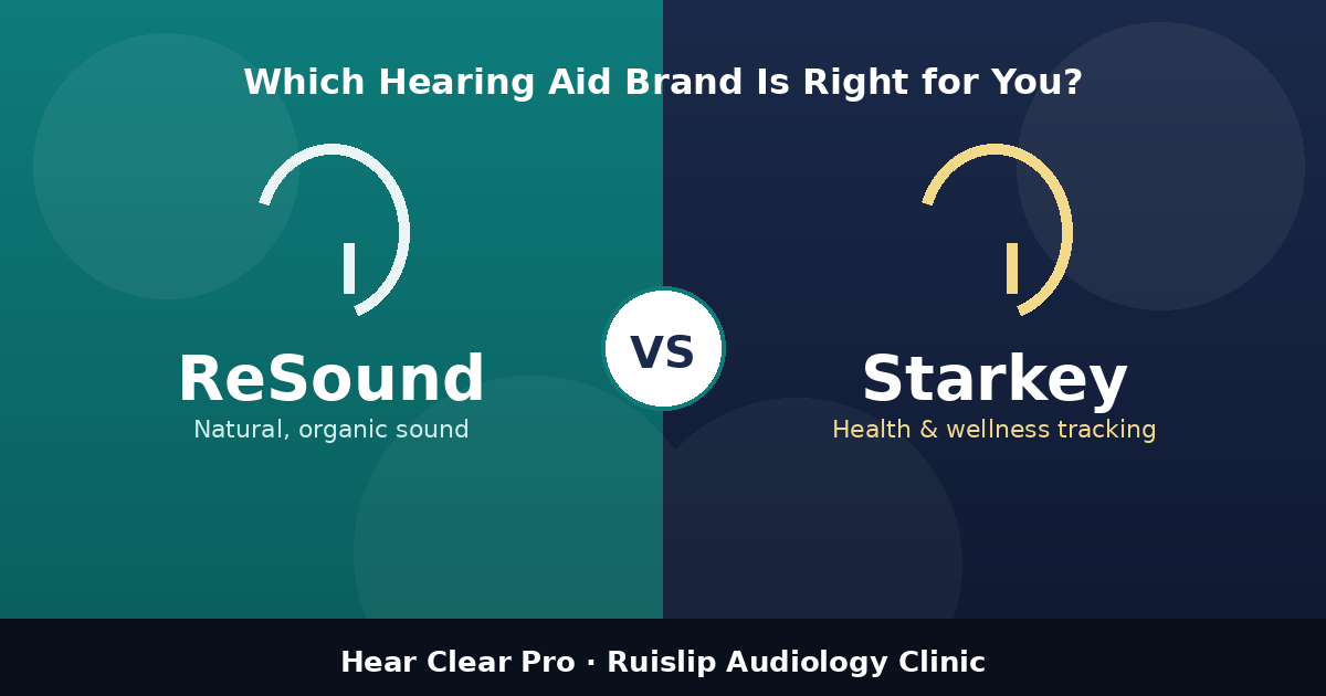 ReSound vs Starkey: Which Hearing Aid Brand Is Right for You?